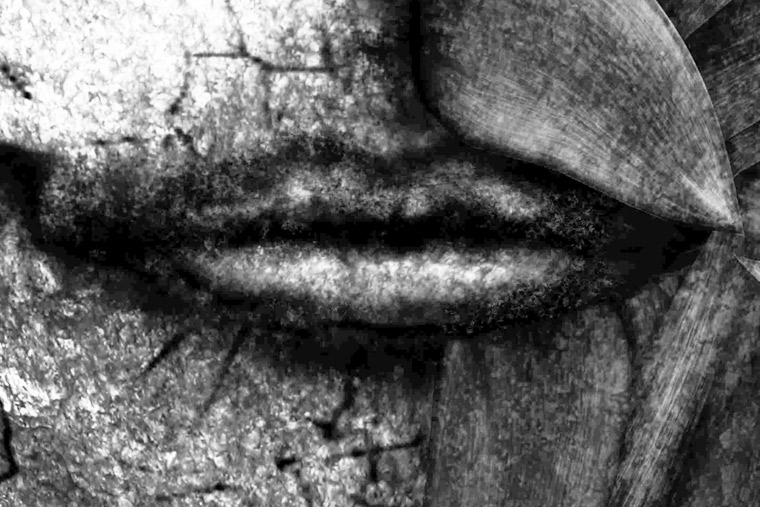 bocca foglia photoshop